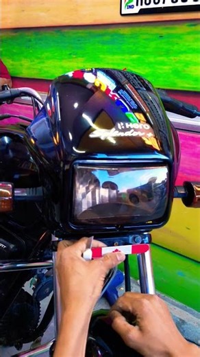 canada flag on splendor 😍 !! splendor modified !! modified splendor !!