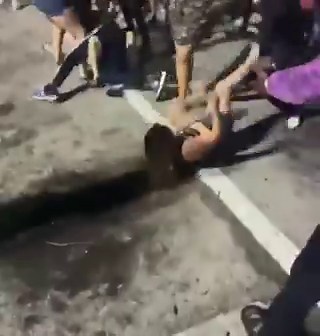 🚨WHAT ON EARTH?!I have obtained video of a "teen takeover" event in Dania Beach, Florida where hundreds of "teens" took over Dania Pointe Mall. Footage appears to show MULTIPLE Black males beating the living hell out of 2 White girls.WE DO NOT HAVE TO LIVE LIKE THIS!!!!!!