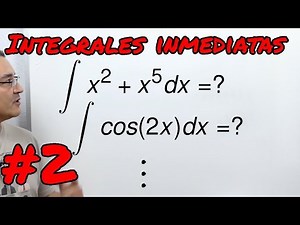 integrales indefinidas inmediatas. #2