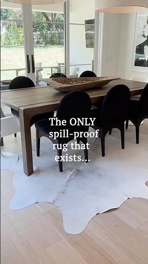 Dining room hacks 101 #interiordesign #rugs
