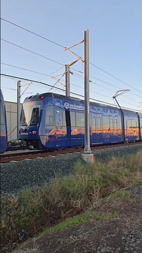 SacRT Siemens S700 Surplus Cars Parked At Sunrise Station Storage Track 10-31-2025