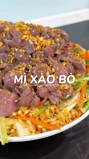 Cách Làm Mì Xào Bò Ngon Đơn Giản