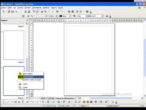 Agregar y Eliminar Páginas - Draw/Agregar y Eliminar Páginas/OpenOffice Draw/AulaFacil.com