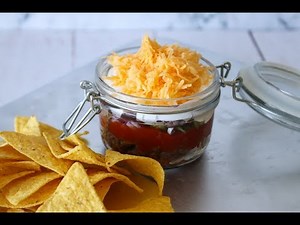 How To Make Taco Dip - Easy Layered Dip - By One Kitchen