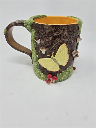 Western Sulphur Butterfly Stump Mug - Etsy