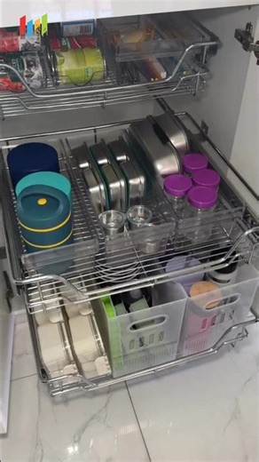 MAXIMIZE YOUR SPACE | Kitchen Under Sink Cabinet Storage Ideas #kitchendesign