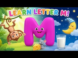 Learn Letter M | Phonics & Vocabulary for Toddlers | Alphabet Adventure with Magic Words