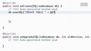 android应用程序开发教程-114-创建SQLite数据库