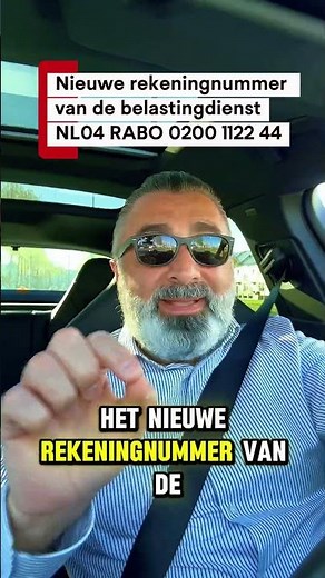 Per 1 mei 2026 nieuwe rekeningnummer Belastingdienst: NL04 RABO 0200 1122 44 #zzp #rabobank #ing