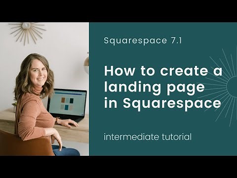 How to Create a Landing Page in Squarespace / Remove Header and Footer Squarespace Tutorial