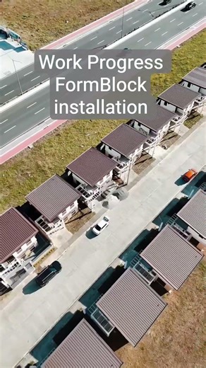 Formblock Perimeter fence installation work progress