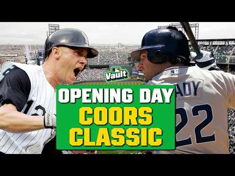 A ROLLER COASTER Opening Day game at Coors! | Padres vs. Rockies - 4/4/2005 | MLB Classic Games