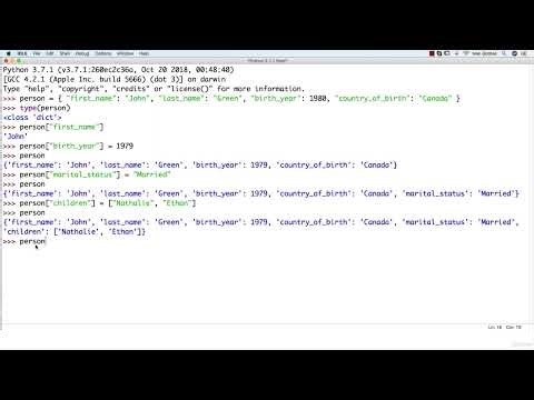 13 Data Types Dictionaries