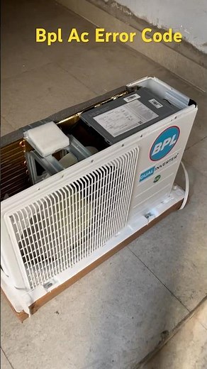 Bpl ac error code list #airconditioner #splitac #ac