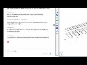 AI-Native Structural Engineering: Claude + STAAD.Pro Piperack Optimization
