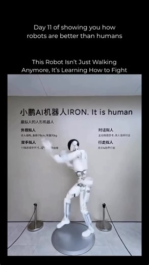 Robotics | Follow US (@ROBOTICS) to learn something NEW everyday 🚀 XPENG’s IRON robot is out here practicing Kung Fu combos like a metal Shaolin... | Instagram