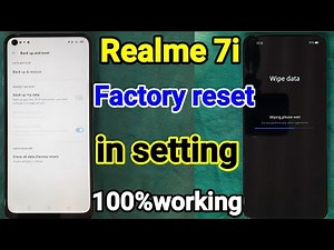 Realme 7i factory reset in setting // how to factory reset in setting realme 7i //factory reset 7i