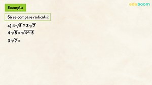 Radicali din numere reale pozitive M2 M3. Matematica, clasa a 9-a