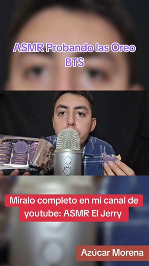 ASMR Probando las Oreo BTS #asmrmouthsounds #oreobts #oreo #bts #asmrmukbang #asmreating #asmrshorts