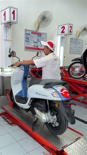 Engine test results honda Scoopy C12 2026 white #viral