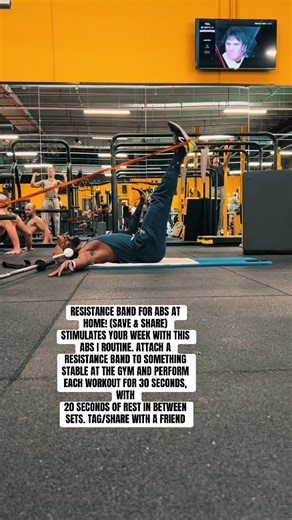 Resistance Band Abs Workout at Home
