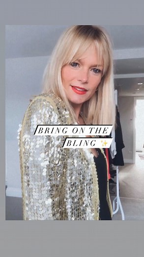 Claire Lopez on Instagram: "✨Bring on the bling ✨ I had lots of messages asking for ideas on wearing sequins for the party season ahead. I’m a bit of a magpie so love a bit - or a lot - of sparkle but get your pairings right and your silhouettes modern and there’s not a hint of Christmas bauble to your look 😝🎄 ✨ Wear a sequin jacket or blazer with a simple cami. ✨ Pop on a sparkly cami under a suit or with trousers. ✨ Tuck in a beaded top to wide leg trousers. ✨ A sequin midi looks lovely dres