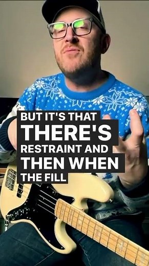 STOP Playing Bass Fills!