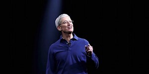 Tim Cook opened the Apple event by addressing the company’s biggest controversy ever