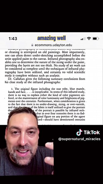 Our Lady of Guadalupe a miraculous image that has been unexplained by science for almost 500 years!! #miraclesfromheaven #ourladyofguadalupe #miracle #trending #juandiego