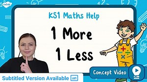 1 More and 1 Less within 20 | KS1 Maths Concept Video