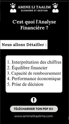 C'est Quoi l'analyse financière ?