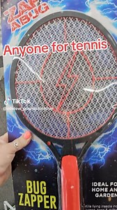 Anyone for tennis? #bugzapper #InsectRepellent #bugs | Poundstretcher