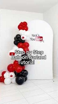 Step by Step Balloon Garland Tutorial for Beginners (Easy & Professional)
