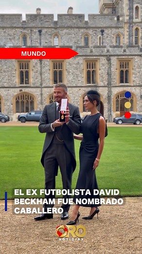 6.6K views · 70 reactions | #Internacional El exfutbolista fue condecorado como Caballero por el Rey en el Castillo de Windsor, en reconocimiento a su destacada trayectoria deportiva y labor filantrópica. | Oro Noticias | Facebook