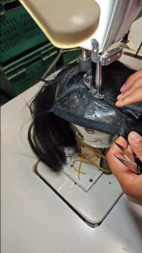 sewing machine to make a wig #wigs #hairstyle #hair