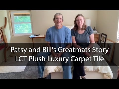 Patsy and Bill Install the LCT Plush Carpet Tiles in Home Bedroom
