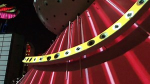 "Historic Las Vegas neon signs that sat broken and covered in dust for decades brought back to life in stunning new augmented reality immersive experience." — Daily Mail on "Brilliant!" at The Neon Museum by Craig Winslow. | The Neon Museum