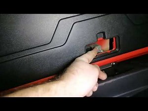 Kia Soul How to Open Trunk From Inside When Battery is Dead