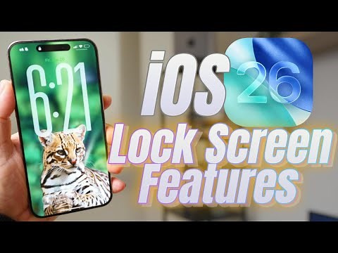 iOS 26 - All New Lock Screen Features