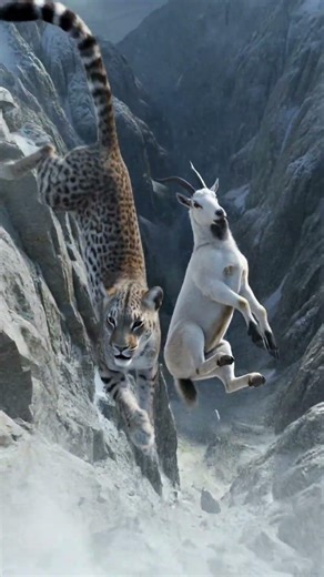 How Did They Both Survive This Cliff Collapse #wildliferescue #survival