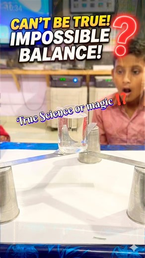 ✅ "Physics or Magic? “Impossible Beaker Balance!" 😎"99% Think This Is FAKE! Can You Balance This?