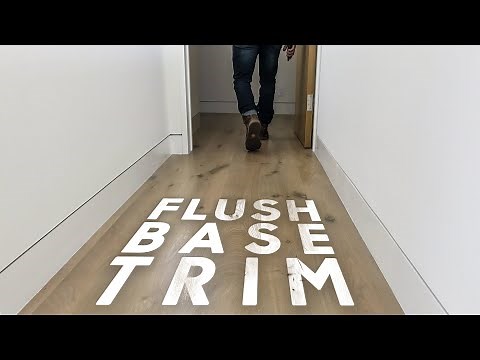 Flush Base & Trim-Less Doors - Secrets To Modern Details