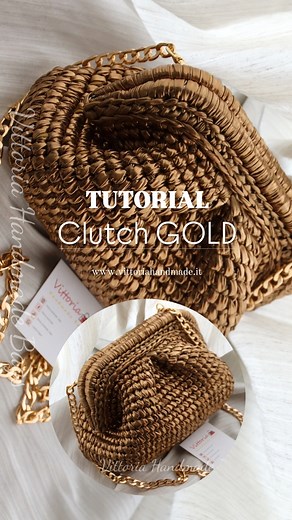 Tutorial Clutch Gold: Crea tu Bolsa de Crochet Elegante