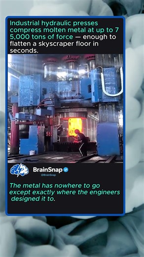 Inside a Metal Compression Press