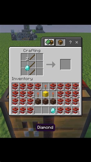 crafting custom axe moment #minecraft #shorts #youtubeyour #mcpe