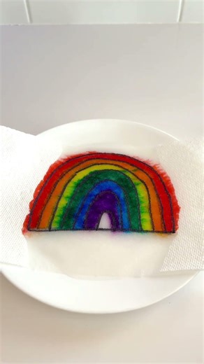 Magic Paper Towel Rainbow Experiment for Kids