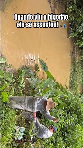 When he saw the big mustache, he got scared! 🎣 #jbr #fishing #fishingtrip