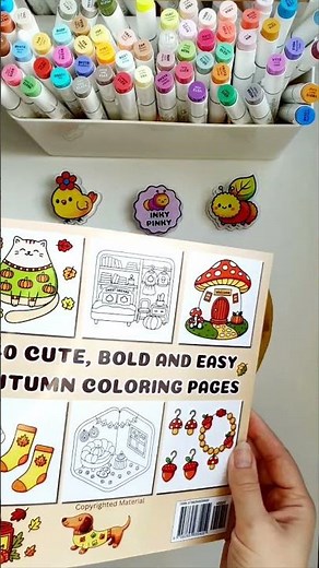 Coloring Book Pages That Scream Fall! #fallcoloringbook #cuteautumncoloringbook