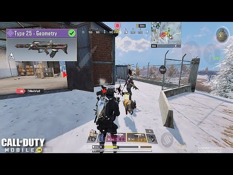 BEST TYPE 25 GUNSMITH IN CODM 😍 SOLO VS SQUAD BR GAMEPLAY ON IPHONE 13 🔥