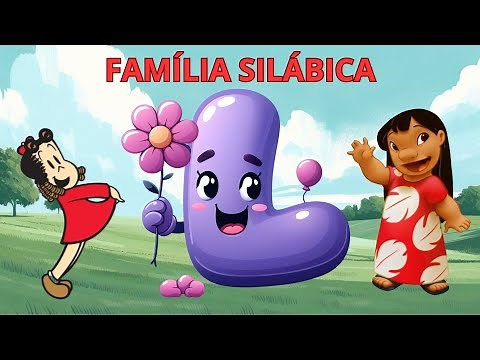 Família Silábica da Letra L || Alfabetização || Adivinhas, leitura e imagens || LA LE LI LO LU ||